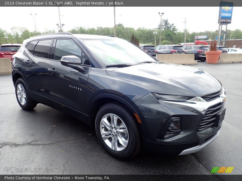 Nightfall Metallic / Jet Black 2019 Chevrolet Blazer 3.6L Cloth AWD