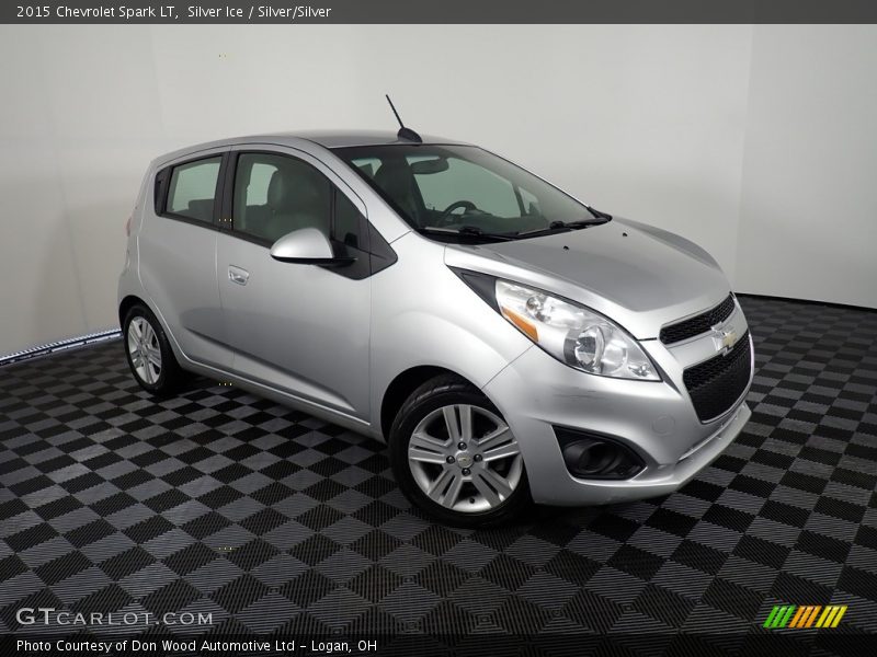 Silver Ice / Silver/Silver 2015 Chevrolet Spark LT