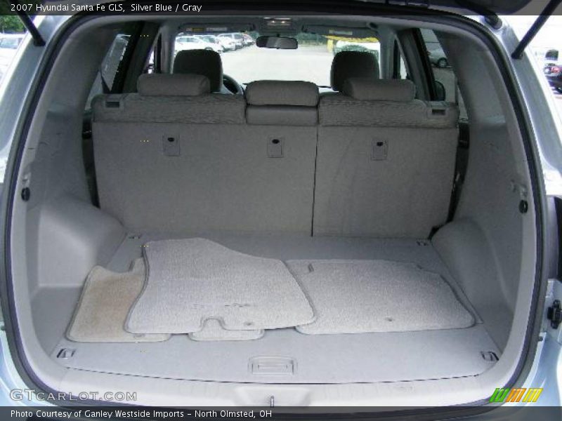 Silver Blue / Gray 2007 Hyundai Santa Fe GLS