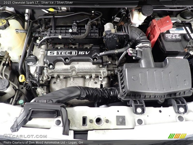 Silver Ice / Silver/Silver 2015 Chevrolet Spark LT
