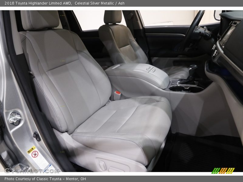 Celestial Silver Metallic / Ash 2018 Toyota Highlander Limited AWD