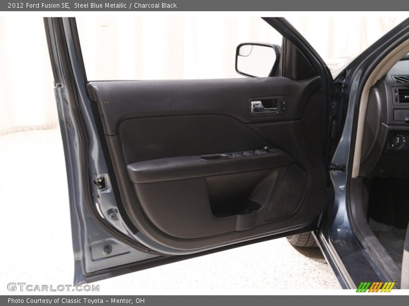 Steel Blue Metallic / Charcoal Black 2012 Ford Fusion SE