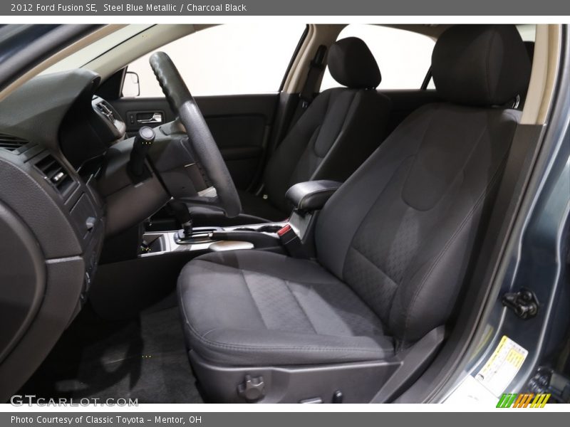 Steel Blue Metallic / Charcoal Black 2012 Ford Fusion SE