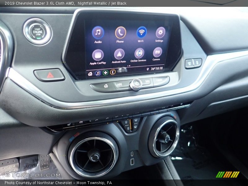 Nightfall Metallic / Jet Black 2019 Chevrolet Blazer 3.6L Cloth AWD