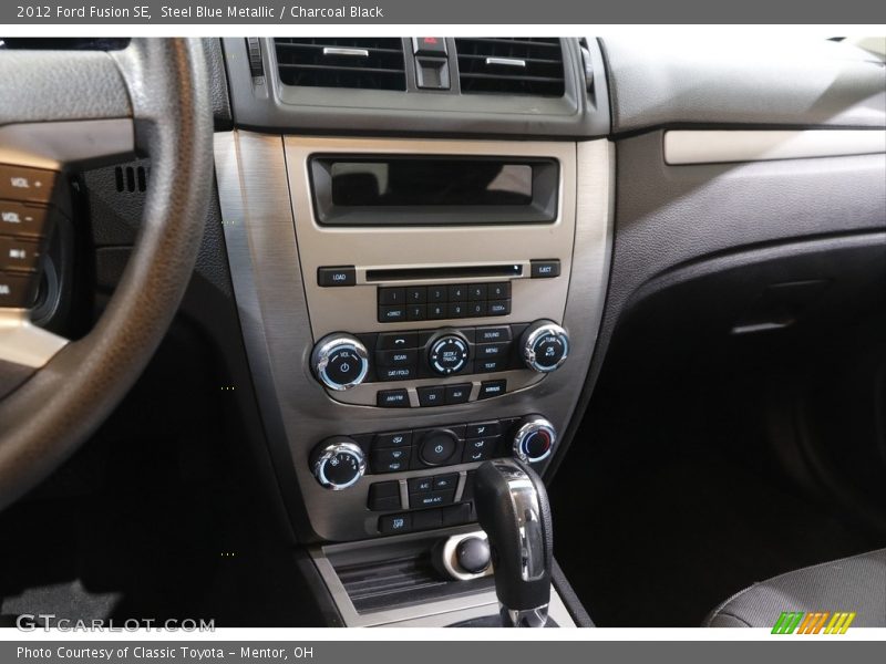 Steel Blue Metallic / Charcoal Black 2012 Ford Fusion SE
