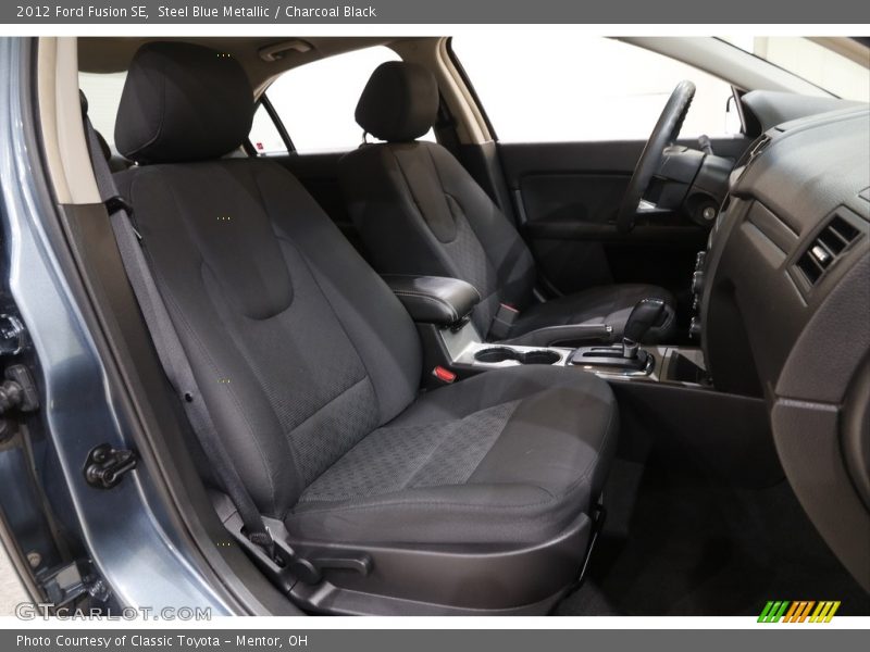 Steel Blue Metallic / Charcoal Black 2012 Ford Fusion SE