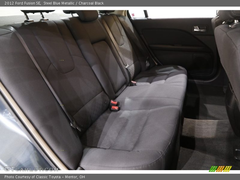 Steel Blue Metallic / Charcoal Black 2012 Ford Fusion SE