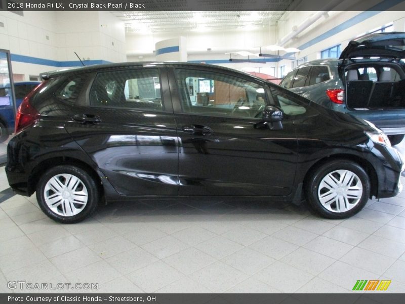 Crystal Black Pearl / Black 2018 Honda Fit LX