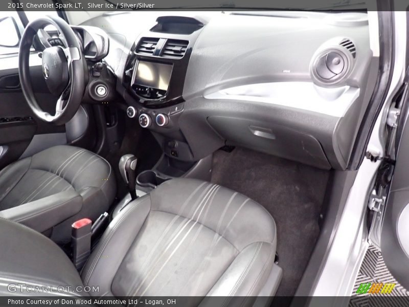 Silver Ice / Silver/Silver 2015 Chevrolet Spark LT
