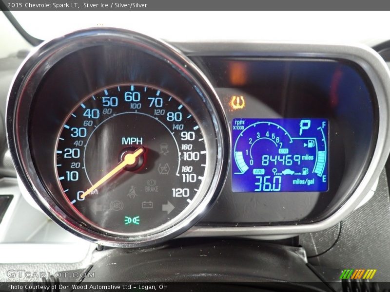 Silver Ice / Silver/Silver 2015 Chevrolet Spark LT