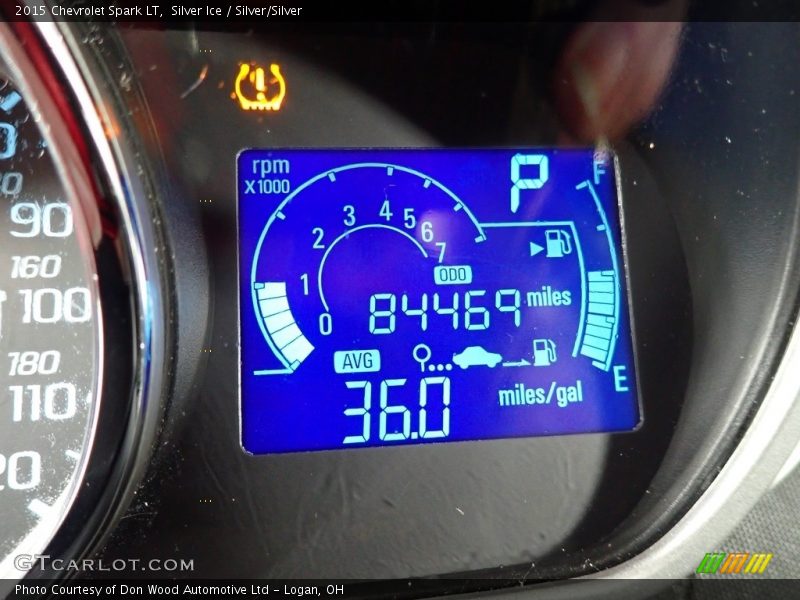 Silver Ice / Silver/Silver 2015 Chevrolet Spark LT