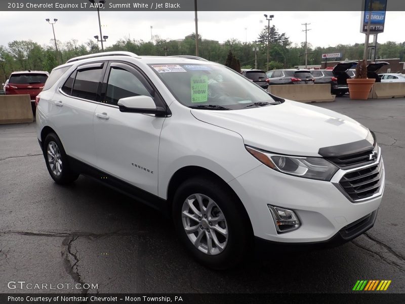 Summit White / Jet Black 2019 Chevrolet Equinox LT AWD