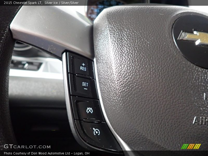 Silver Ice / Silver/Silver 2015 Chevrolet Spark LT