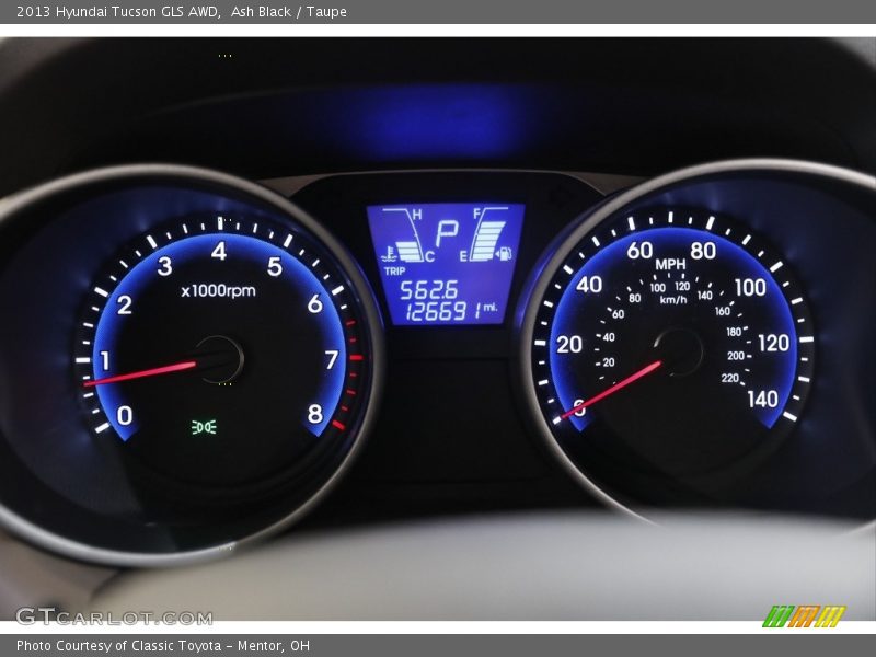 Ash Black / Taupe 2013 Hyundai Tucson GLS AWD