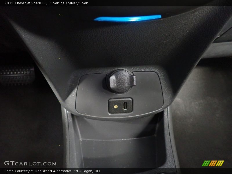 Silver Ice / Silver/Silver 2015 Chevrolet Spark LT