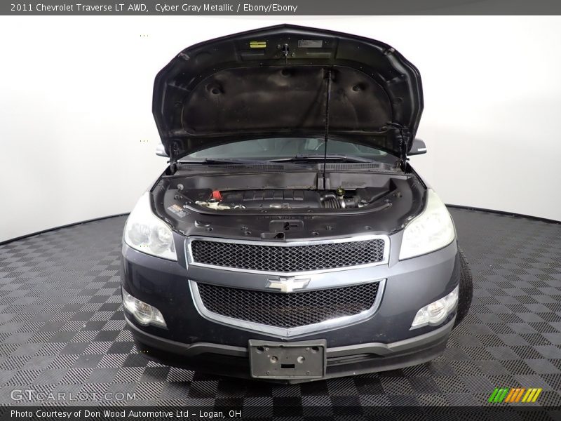Cyber Gray Metallic / Ebony/Ebony 2011 Chevrolet Traverse LT AWD