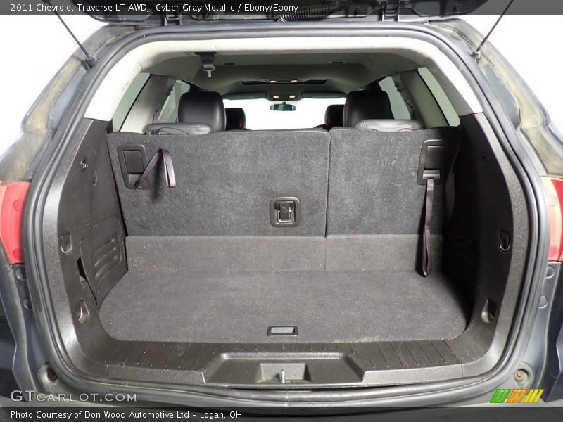 Cyber Gray Metallic / Ebony/Ebony 2011 Chevrolet Traverse LT AWD