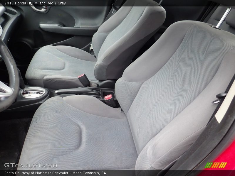 Milano Red / Gray 2013 Honda Fit
