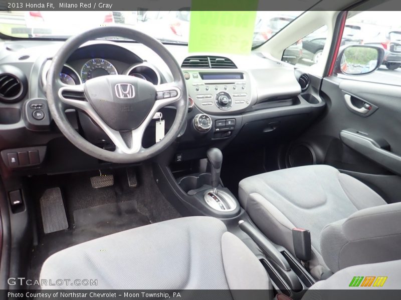 Milano Red / Gray 2013 Honda Fit