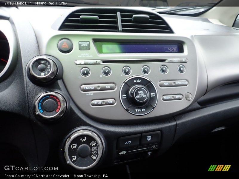 Milano Red / Gray 2013 Honda Fit