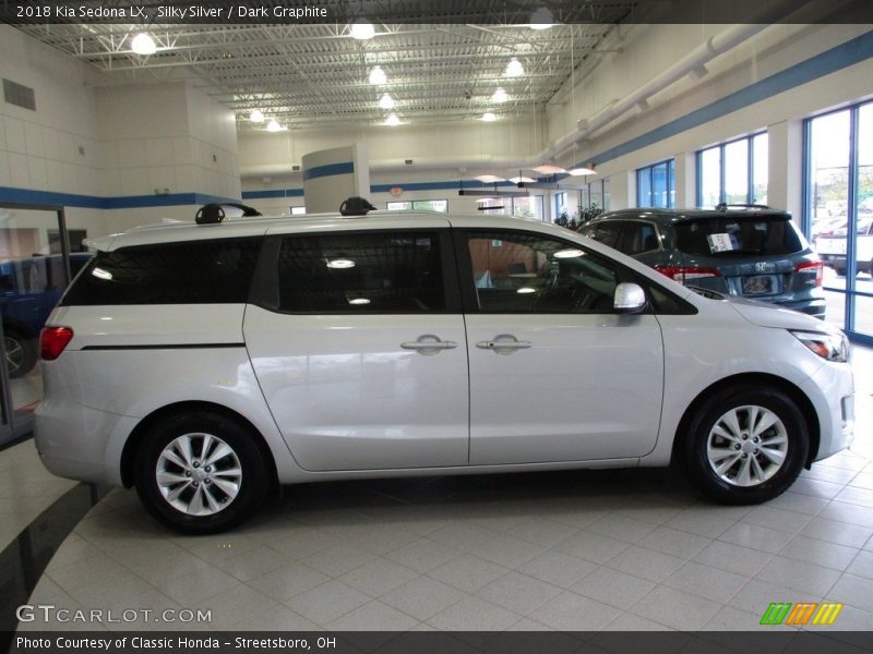 Silky Silver / Dark Graphite 2018 Kia Sedona LX