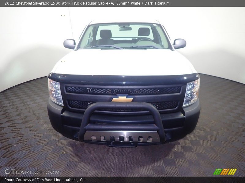 Summit White / Dark Titanium 2012 Chevrolet Silverado 1500 Work Truck Regular Cab 4x4