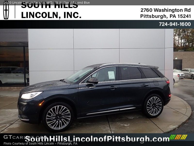 Flight Blue / Beyond Blue 2020 Lincoln Corsair Reserve AWD