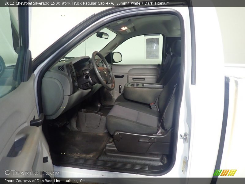 Summit White / Dark Titanium 2012 Chevrolet Silverado 1500 Work Truck Regular Cab 4x4