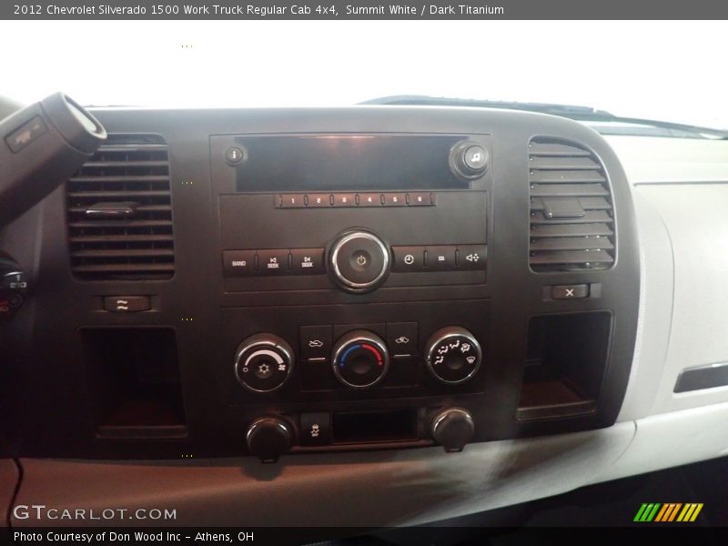 Summit White / Dark Titanium 2012 Chevrolet Silverado 1500 Work Truck Regular Cab 4x4