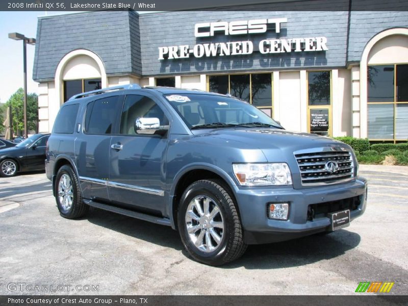 Lakeshore Slate Blue / Wheat 2008 Infiniti QX 56