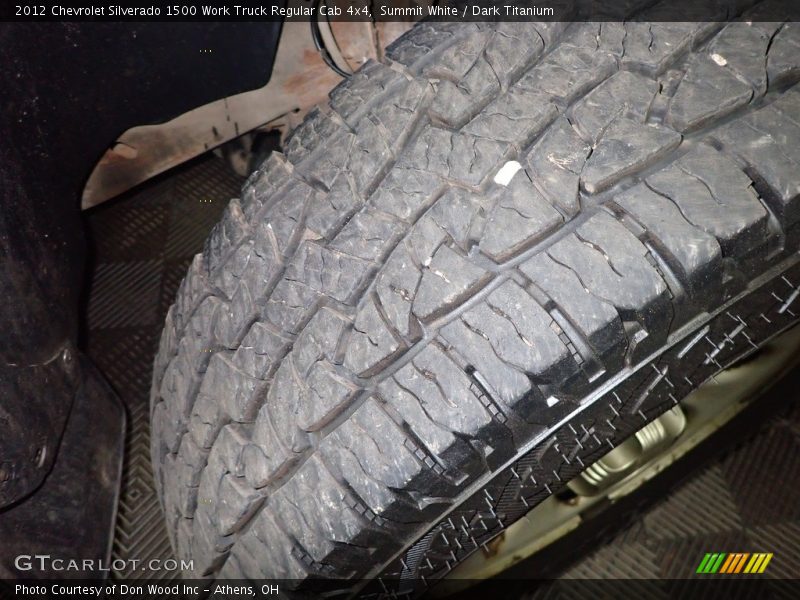 Summit White / Dark Titanium 2012 Chevrolet Silverado 1500 Work Truck Regular Cab 4x4