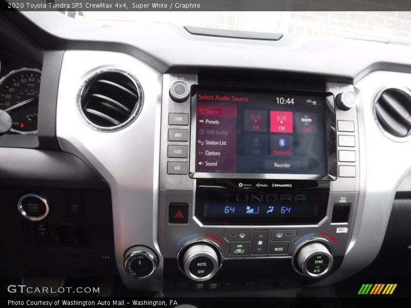 Super White / Graphite 2020 Toyota Tundra SR5 CrewMax 4x4