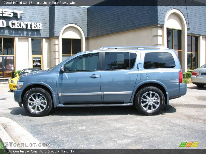 Lakeshore Slate Blue / Wheat 2008 Infiniti QX 56