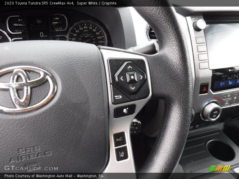 Super White / Graphite 2020 Toyota Tundra SR5 CrewMax 4x4