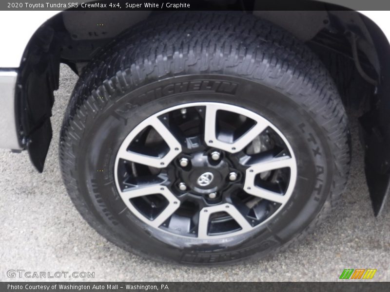 Super White / Graphite 2020 Toyota Tundra SR5 CrewMax 4x4