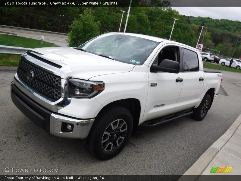 Super White / Graphite 2020 Toyota Tundra SR5 CrewMax 4x4