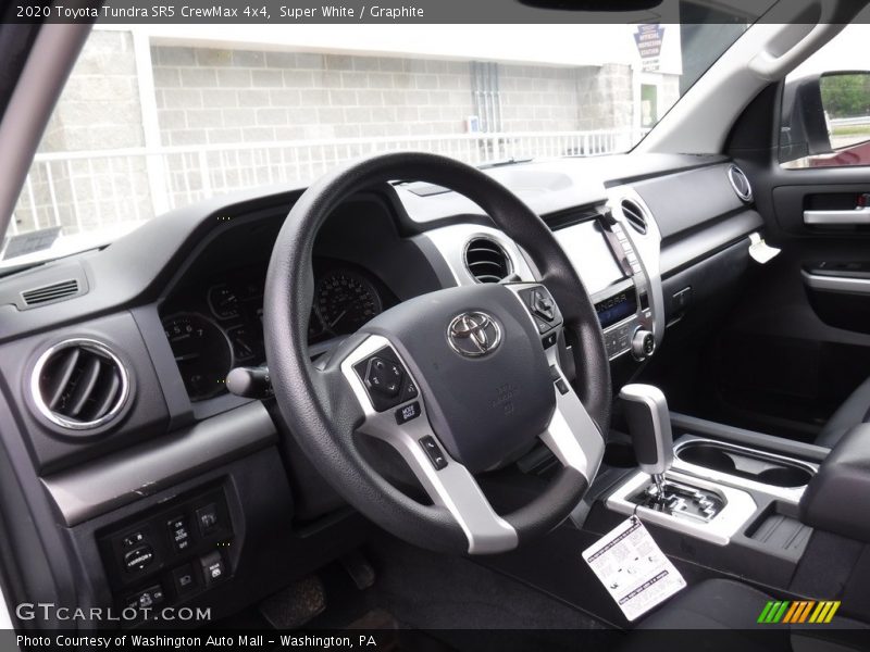 Super White / Graphite 2020 Toyota Tundra SR5 CrewMax 4x4