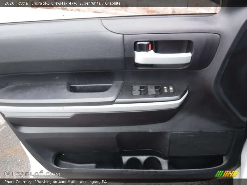 Super White / Graphite 2020 Toyota Tundra SR5 CrewMax 4x4
