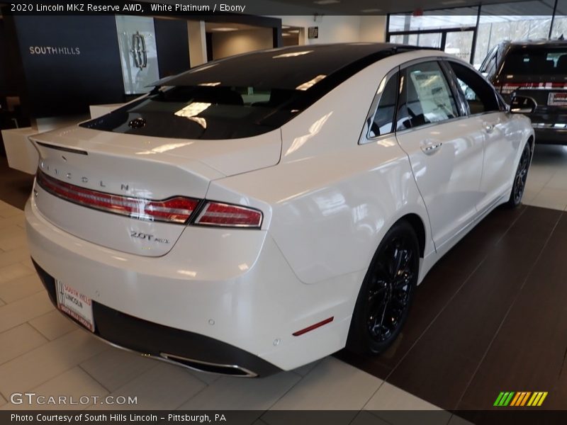 White Platinum / Ebony 2020 Lincoln MKZ Reserve AWD
