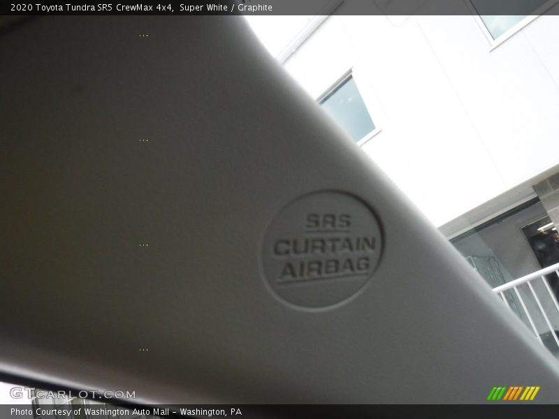 Super White / Graphite 2020 Toyota Tundra SR5 CrewMax 4x4