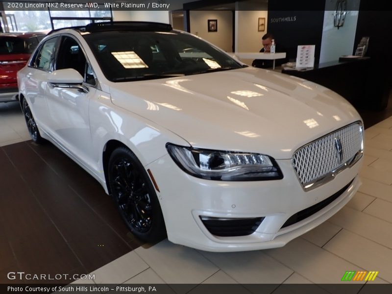 White Platinum / Ebony 2020 Lincoln MKZ Reserve AWD