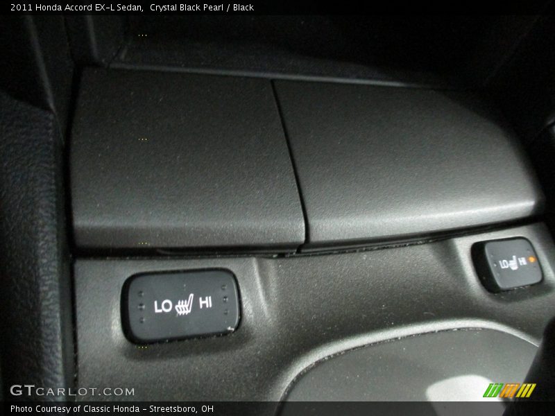 Crystal Black Pearl / Black 2011 Honda Accord EX-L Sedan
