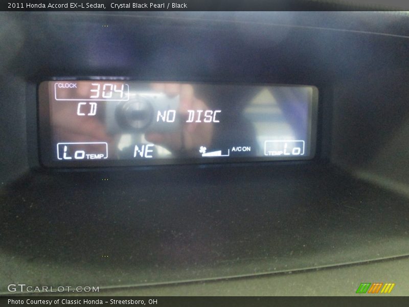 Crystal Black Pearl / Black 2011 Honda Accord EX-L Sedan