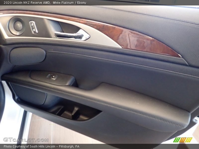 White Platinum / Ebony 2020 Lincoln MKZ Reserve AWD