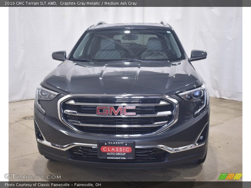 Graphite Gray Metallic / Medium Ash Gray 2019 GMC Terrain SLT AWD