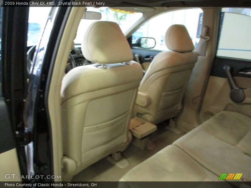 Crystal Black Pearl / Ivory 2009 Honda CR-V EX 4WD