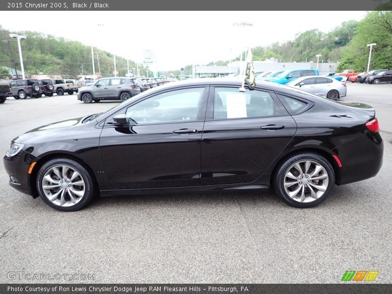 Black / Black 2015 Chrysler 200 S