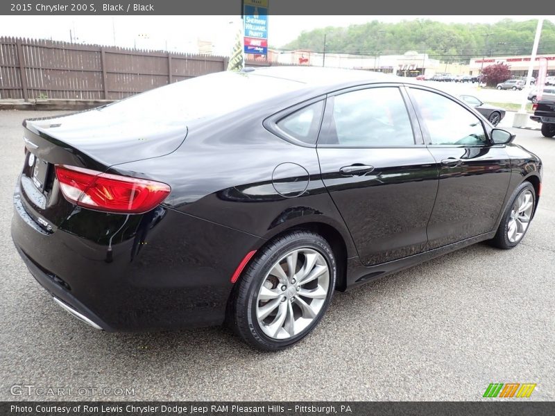 Black / Black 2015 Chrysler 200 S