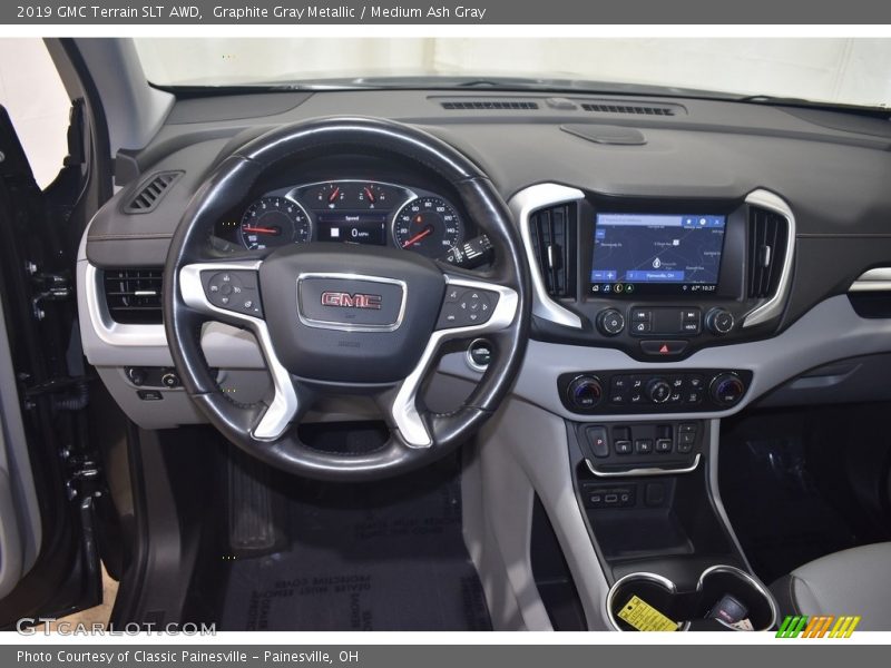 Graphite Gray Metallic / Medium Ash Gray 2019 GMC Terrain SLT AWD