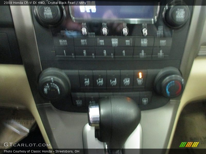 Crystal Black Pearl / Ivory 2009 Honda CR-V EX 4WD